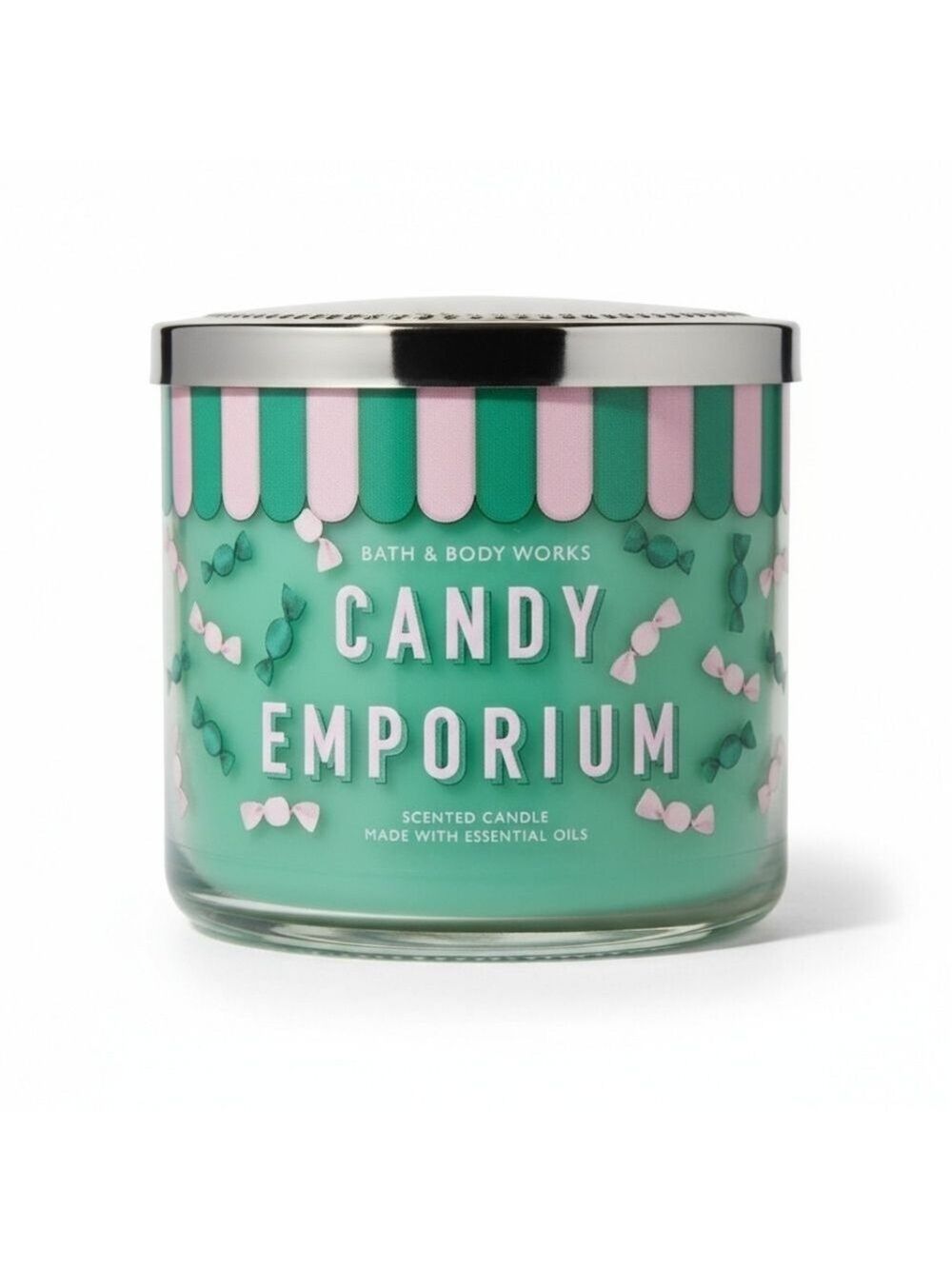 Bath and Body Works Three Wick Candle Candy Emporium